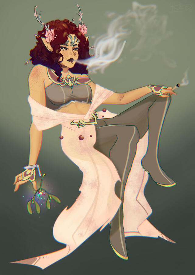 Another friends D&amp;D character that they commissioned me to draw.