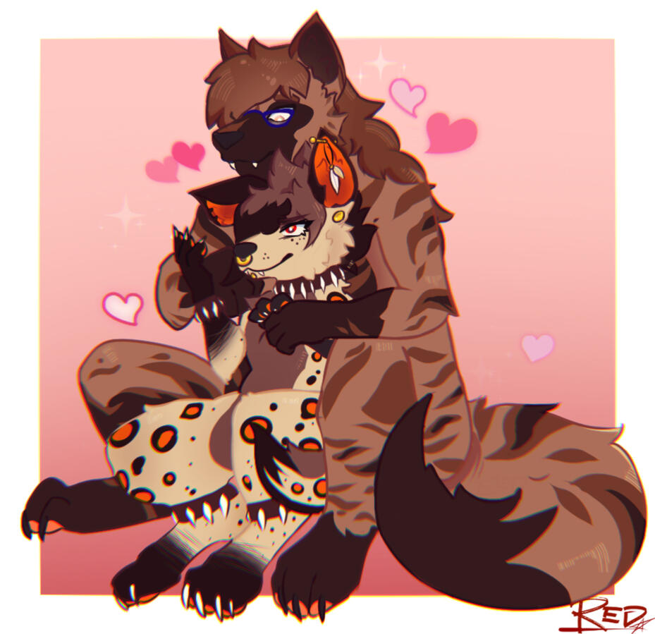 previous art friend is a furry and wanted me to draw her and her bfs sonas