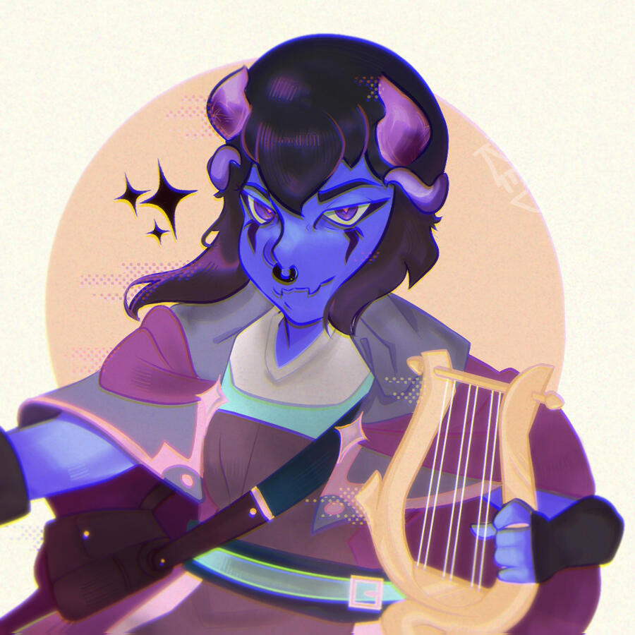 Friends D&amp;D character commission.