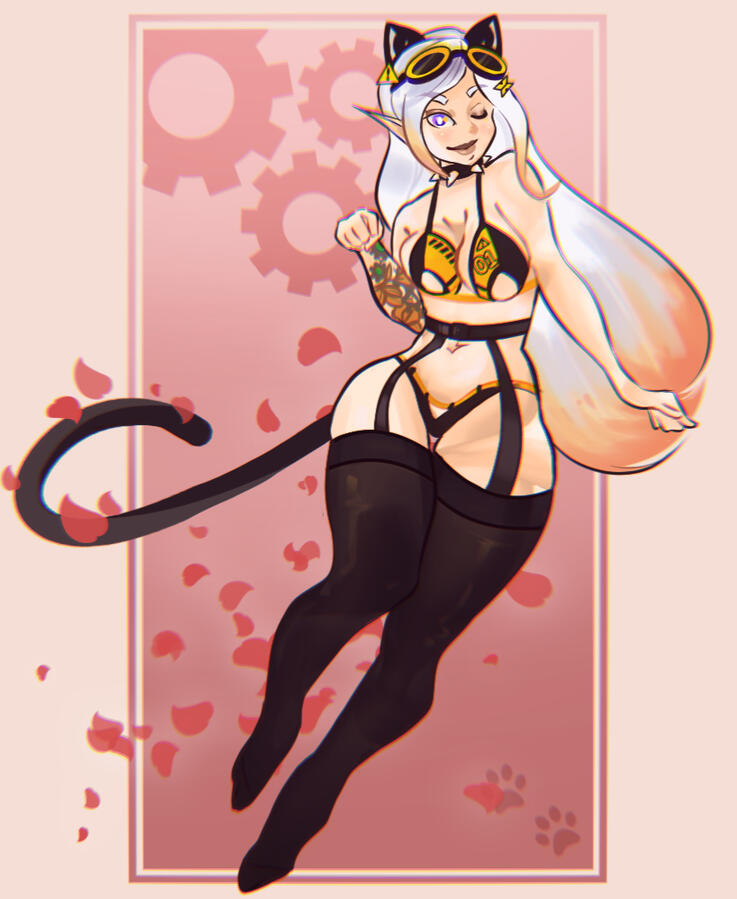 a valentines day commission for an art friend