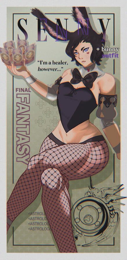 A commission for a friends Final Fantasy character