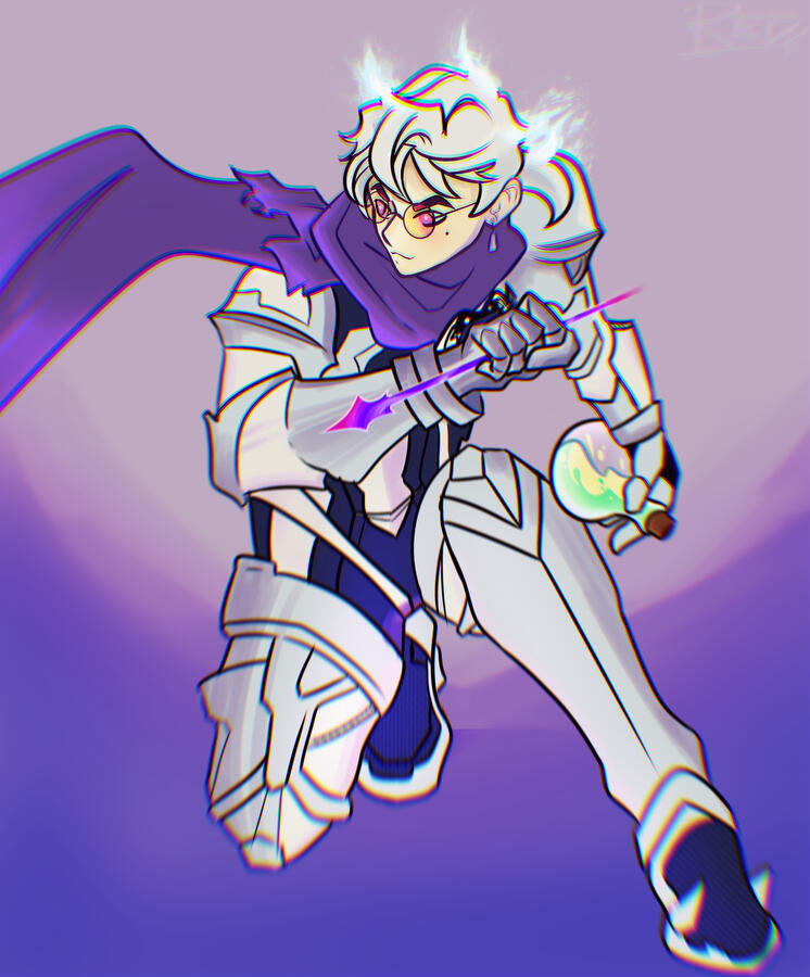 same friend wanted me to draw their OC from Xenoblade chronicles